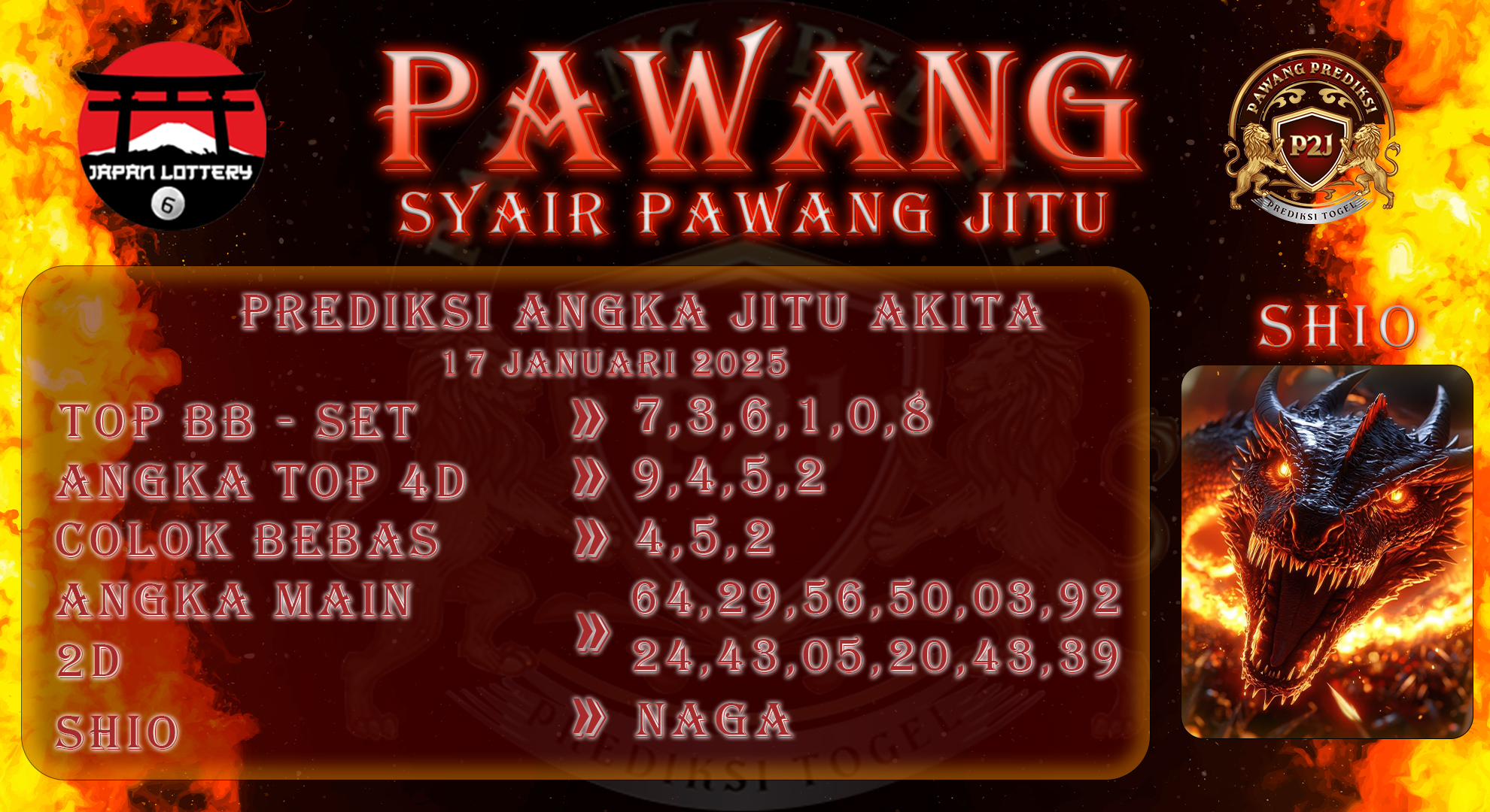 Syair-Akita-Pawang-Prediksi-Jitu-Jumat-17-Januari-2025