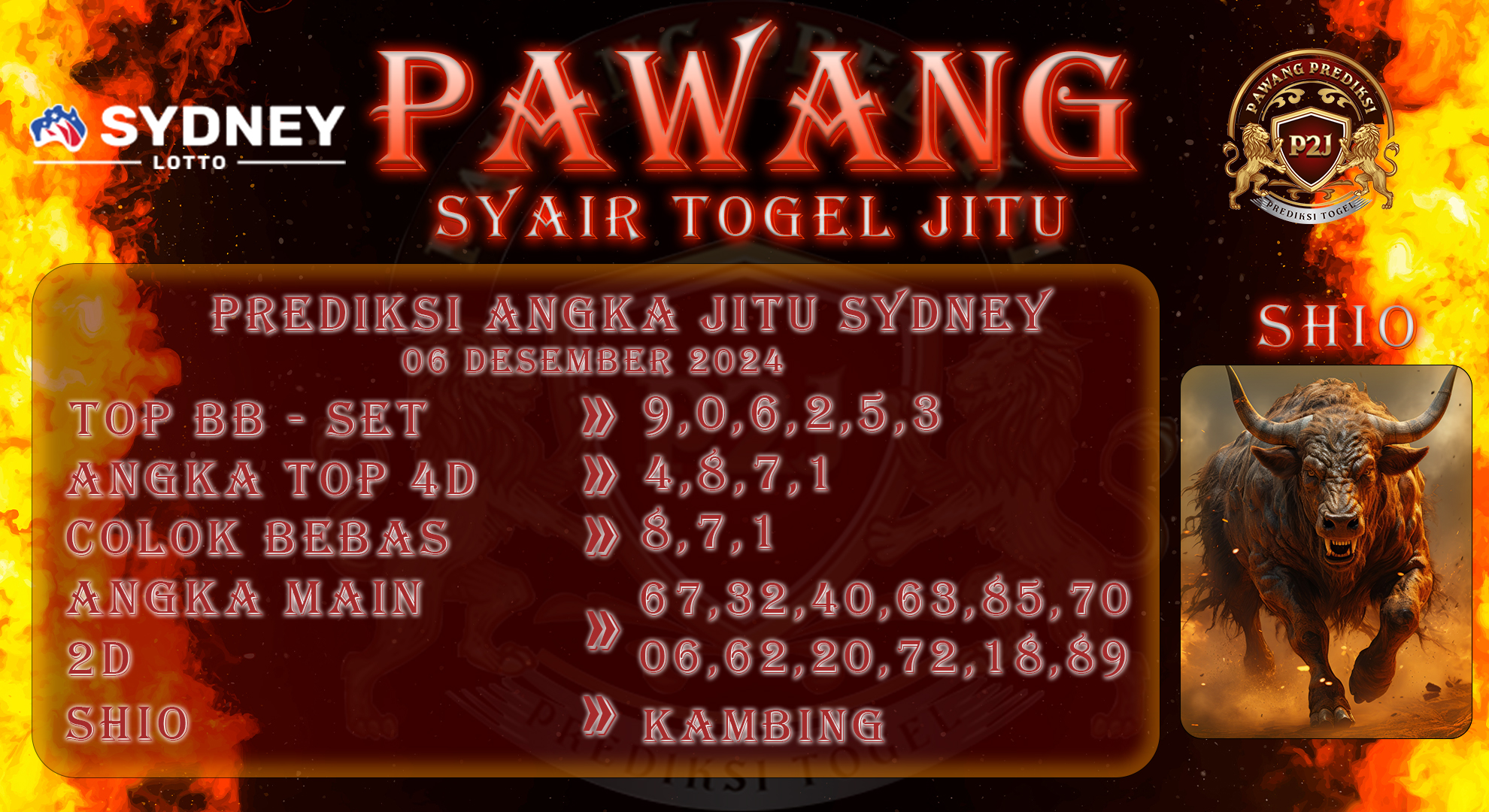 Syair-Sydney-Pawang-Prediksi-Jitu-Jumat-06-Desember-2024