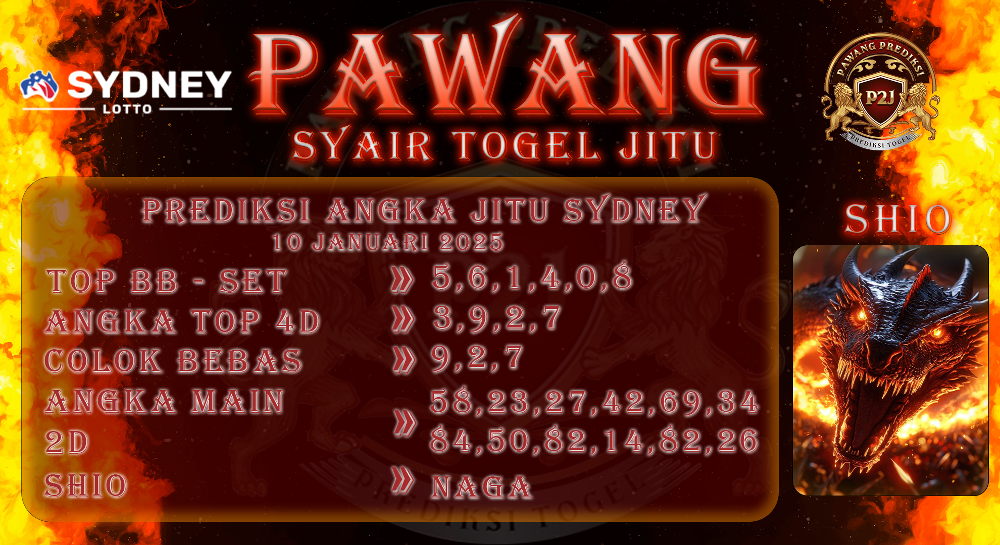 Syair-Sydney-Pawang-Prediksi-Jitu-Jumat-10-Januari-2025