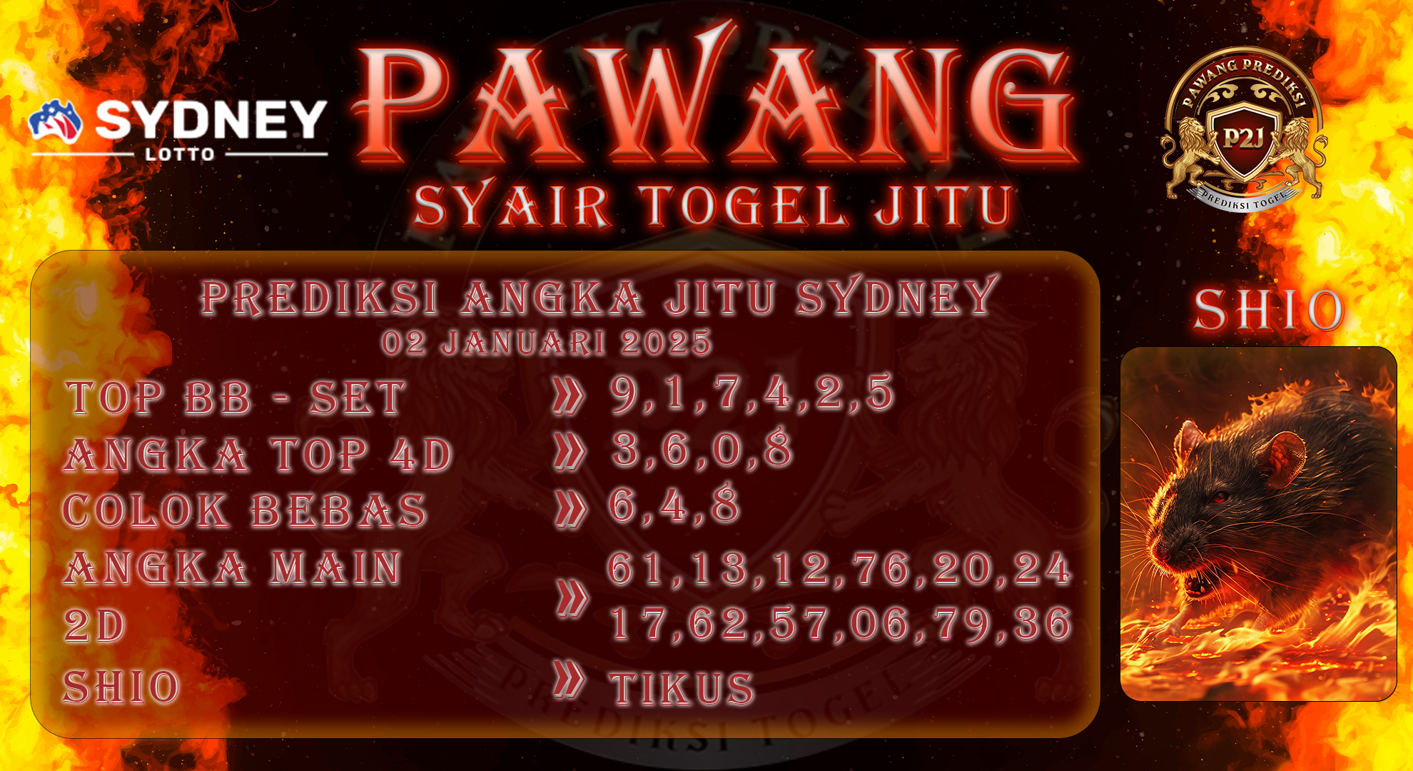 Syair-Sydney-Pawang-Prediksi-Jitu-Kamis-02-Januari-2025