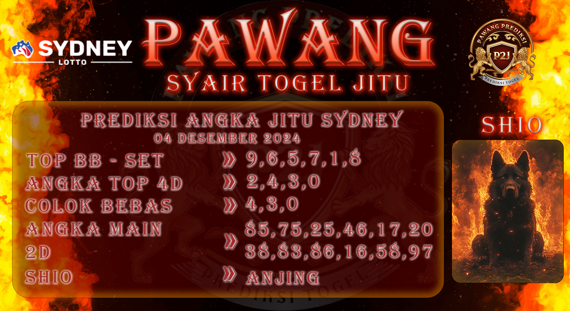 Syair-Sydney-Pawang-Prediksi-Jitu-Rabu-04-Desember-2024