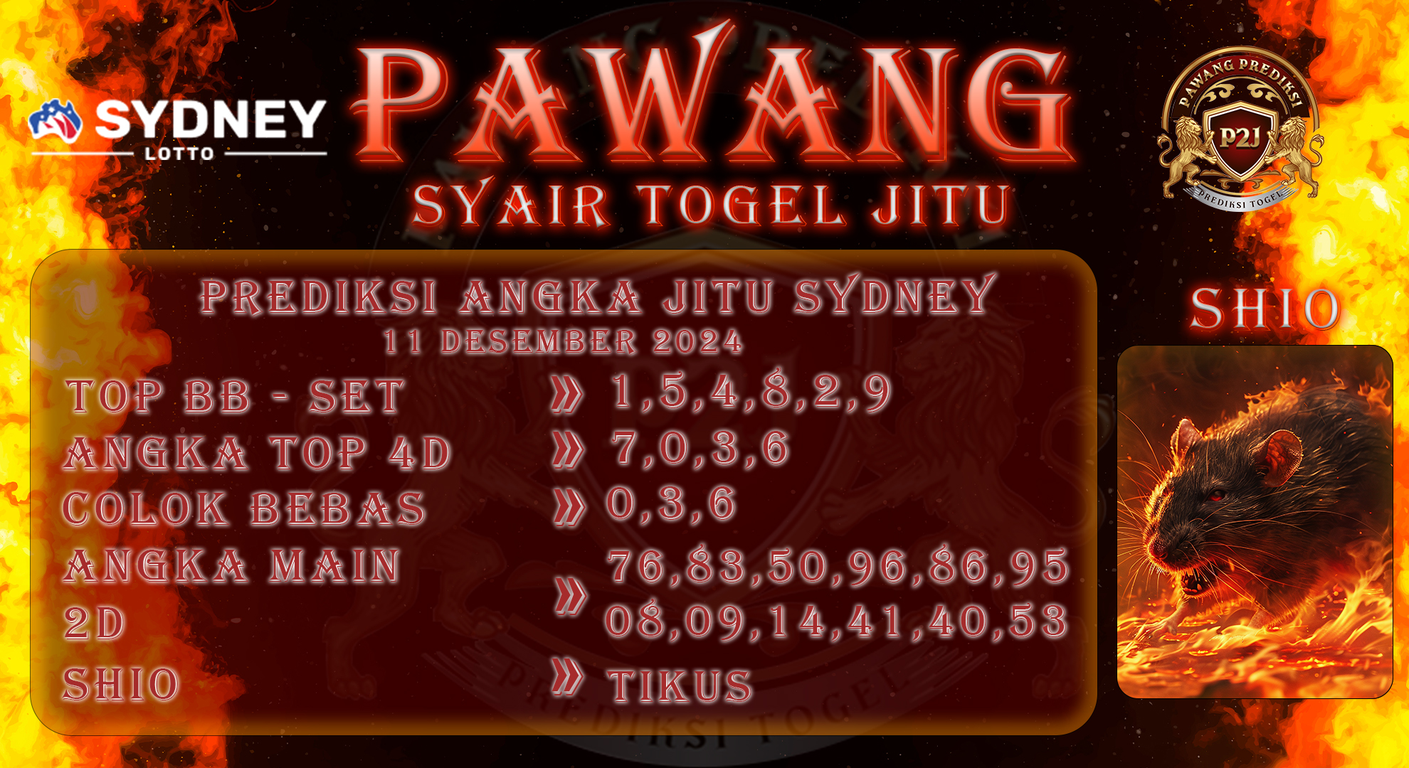 Syair-Sydney-Pawang-Prediksi-Jitu-Rabu-11-Desember-2024