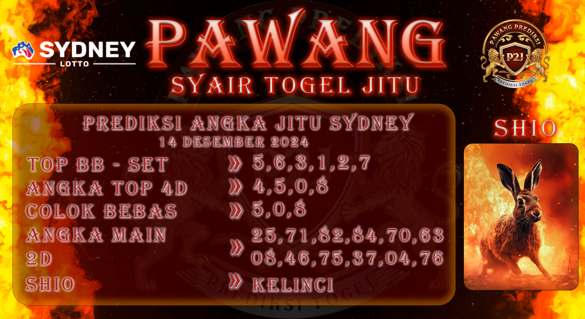 Syair-Sydney-Pawang-Prediksi-Jitu-Sabtu-14-Desember-2024