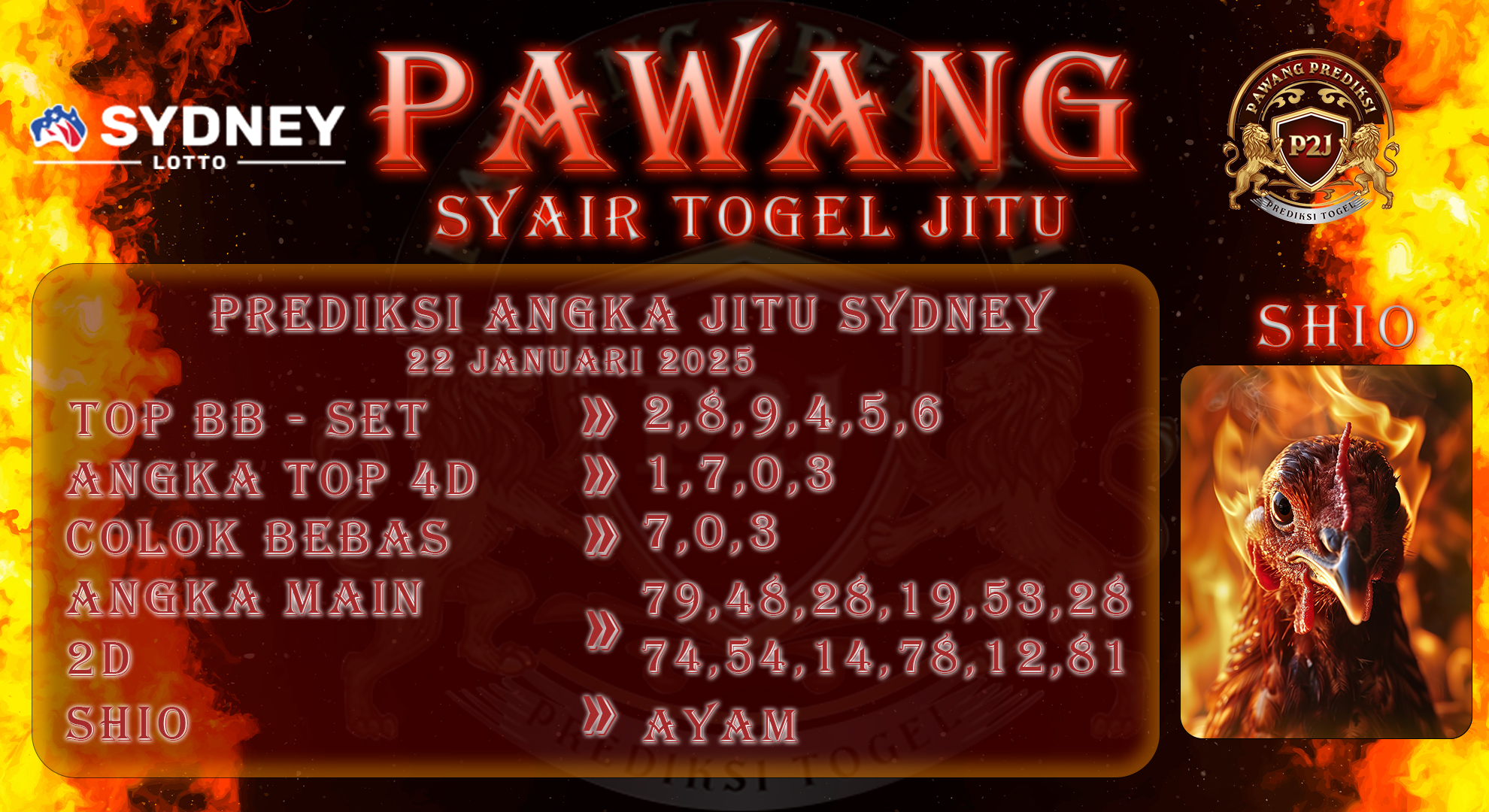 Syair-Sydney-Pawang-Prediksi-Jitu-Selasa-22-Januari-2025