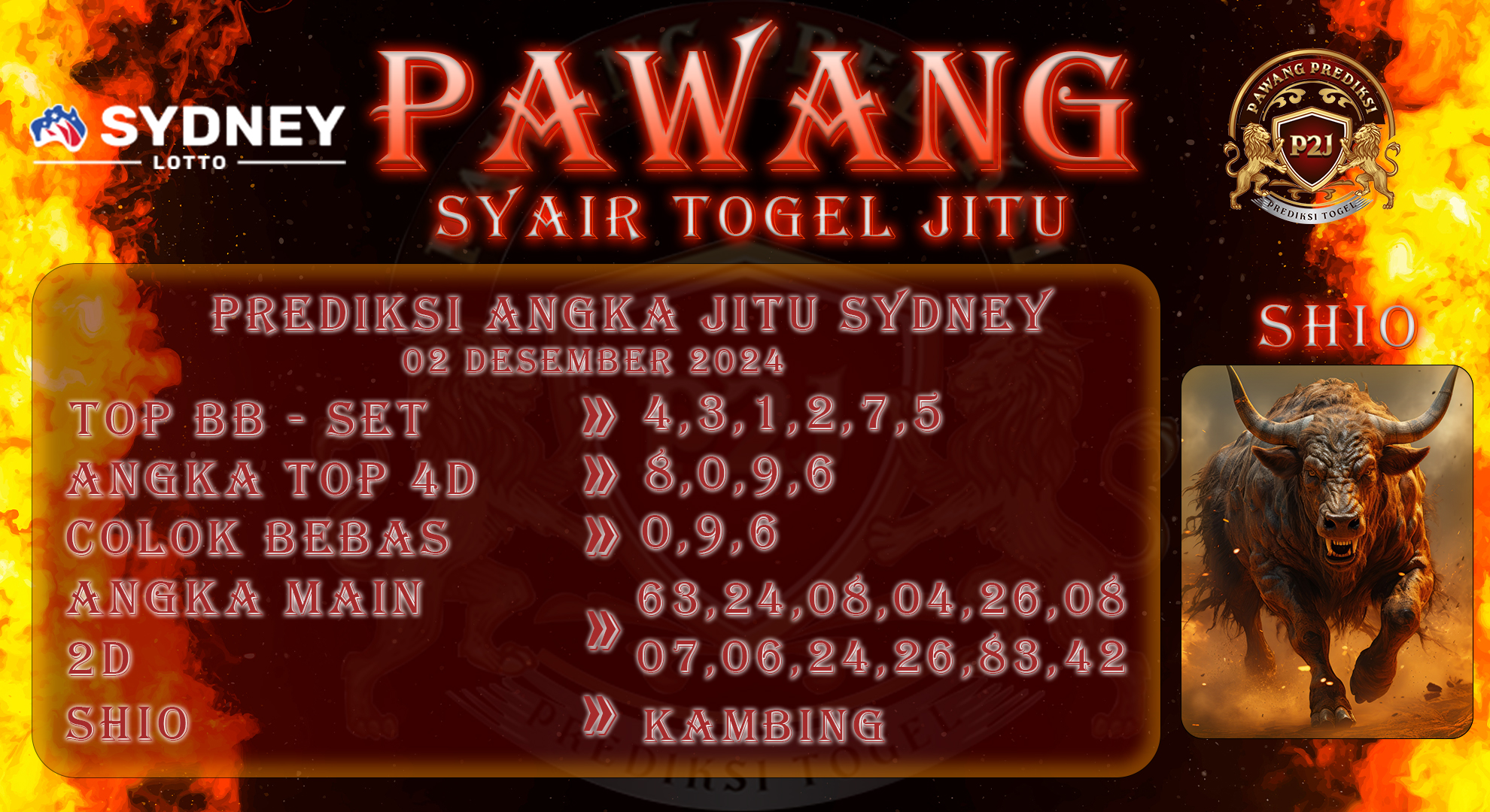 Syair-Sydney-Pawang-Prediksi-Jitu-Senin-02-Desember-2024