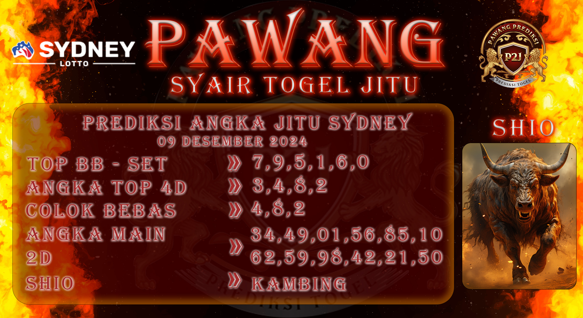 Syair-Sydney-Pawang-Prediksi-Jitu-Senin-09-Desember-2024