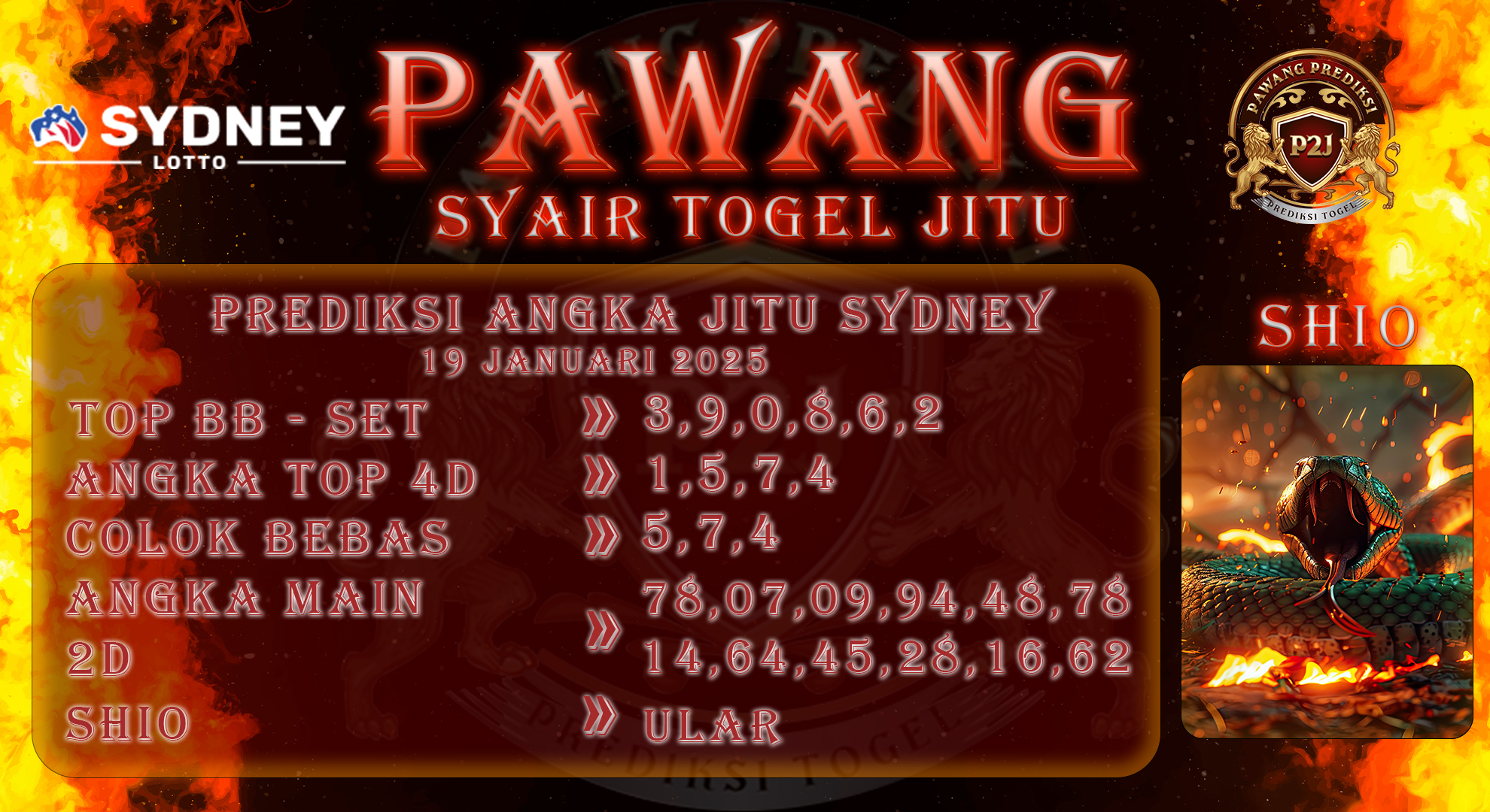 Syair-Sydney-Pawang-Prediksi-Jitu-Senin-20-Januari-2025